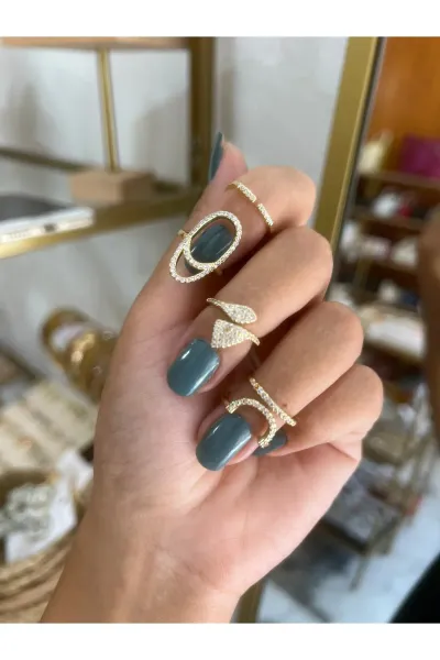 Zarif Tırnak Yüzüğü Modeli