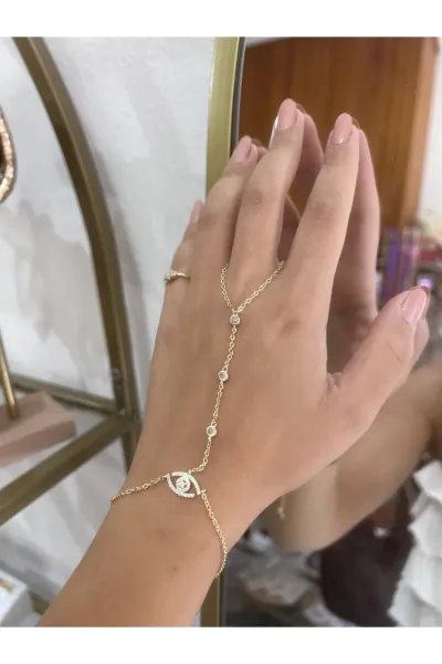 Göz Model Taş Detaylı Şahmeran