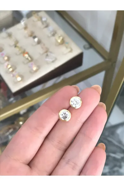 XUPING Tek Taş Model Küpe (kararmaz)