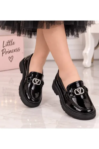 KIZ ÇOCUK RUGAN LOAFER AYAKKABI