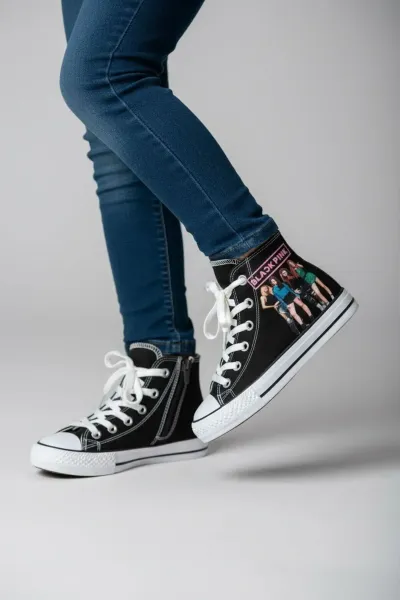KIZ COCUK BLACKPİNK CONVERS — SİYAH