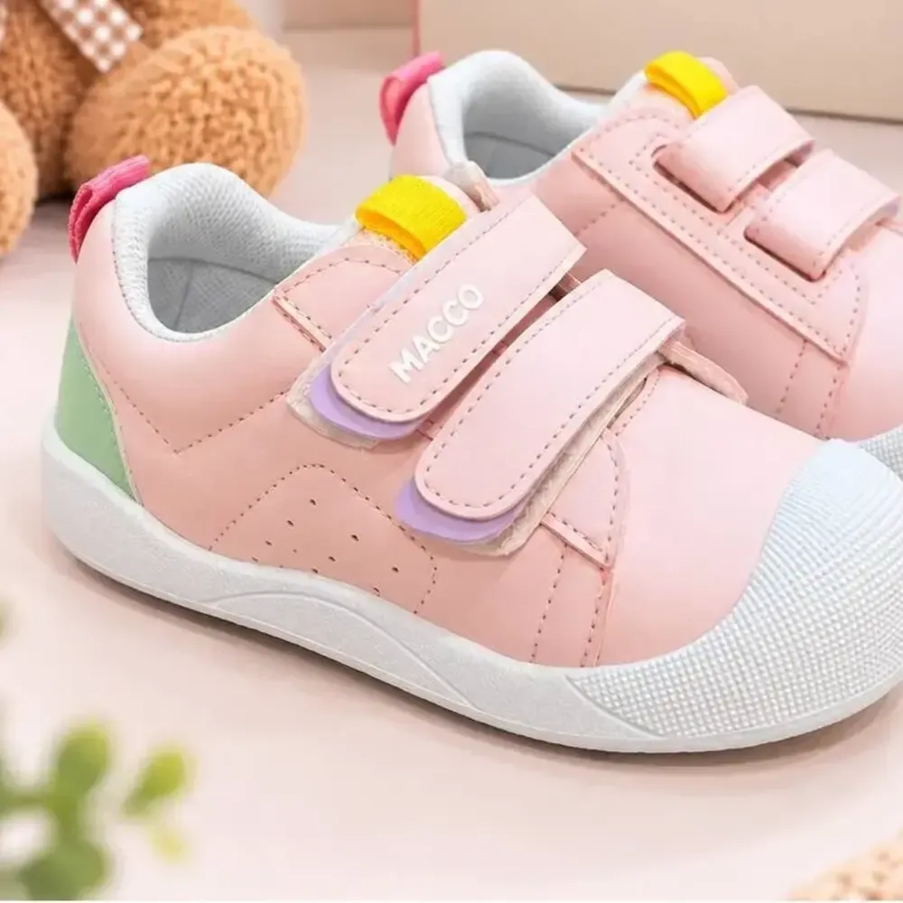Pembe cırtlı ilk adım ayakkabısı