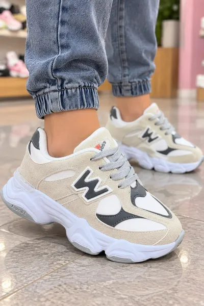 Çocuk günlük sneaker ayakkabı — Gri