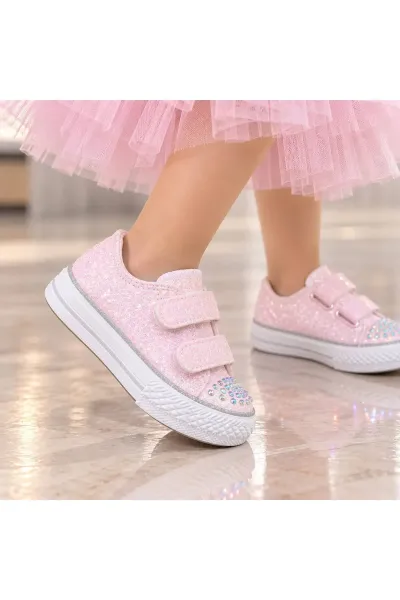KIZ ÇOCUK GÜNLÜK AYAKKABI — Pembe