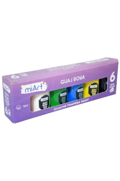 Miart Guaj Tempera Boya 6'lı Set 30 ml
