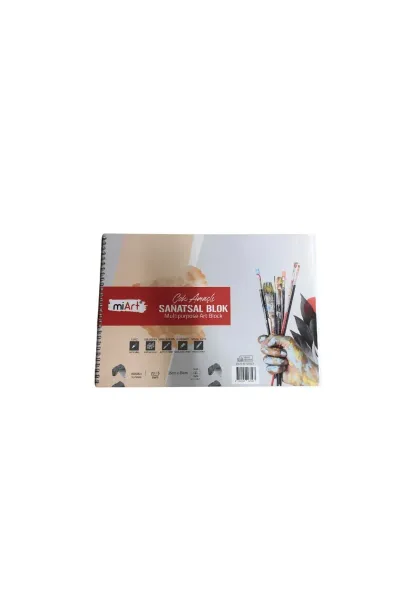 Miart Çok Amaçlı Dokulu Resim Defteri 25x35 170 gr