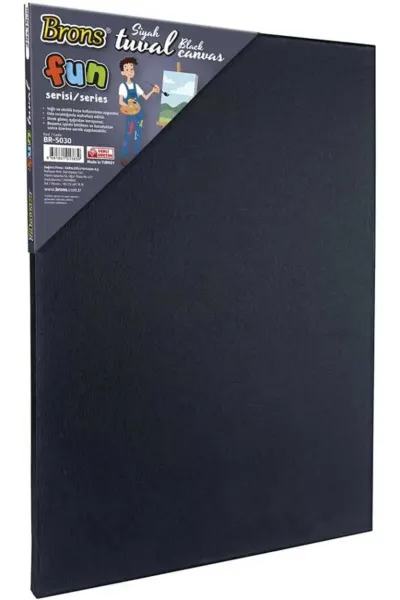 Brons Fun Serisi Siyah Tuval 25x35 cm