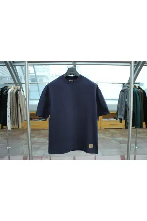 Wild Wood "Keep Going" Grafik Baskılı Premium Oversize T-shirt — Lacivert 4