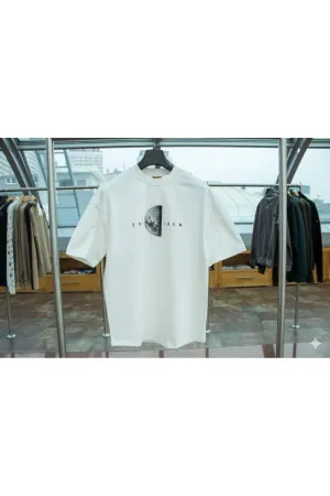 Wild Wood "Lunar Moon" Kabartılı Baskılı Premium Oversize T-shirt — Ekru 3