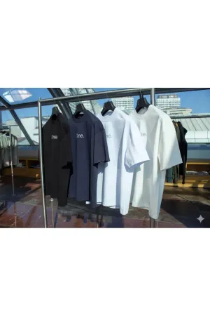 Wild Wood "The One" Baskılı Premium Oversize T-shirt — Beyaz 6