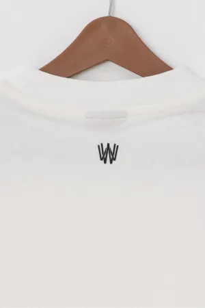 Wild Wood "The One" Baskılı Premium Oversize T-shirt — Ekru 3