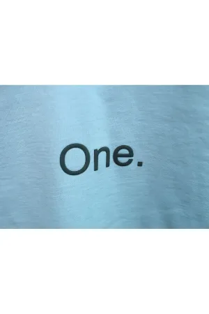 Wild Wood "The One" Baskılı Premium Oversize T-shirt — Beyaz 4