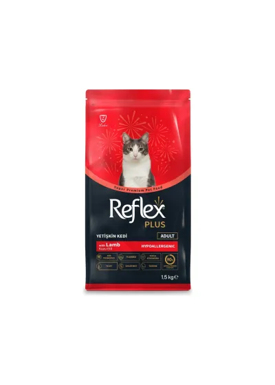 Plus Kuzu Etli Yetişkin Kedi Maması 1,5 Kg
