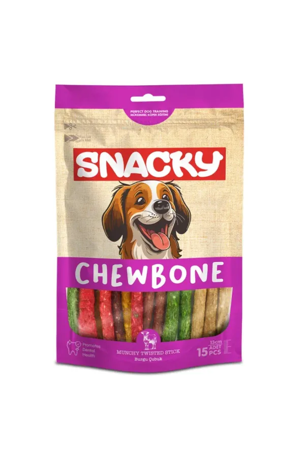 Munchy Köpek Burgu Çubuk Köpek Ödülü Köpek Ödül Maması 15'li x 13cm 105g