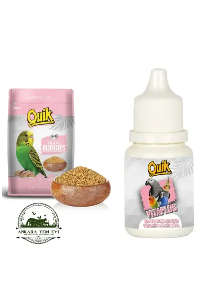 Yavru Muhabbet Kuşu Yemi ve Vitamini Süper 2' li