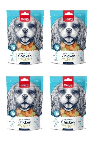 Köpek Ödülü Üzeri Tavuk Sargılı Bisküvi 100 Gr. X 4 Adet