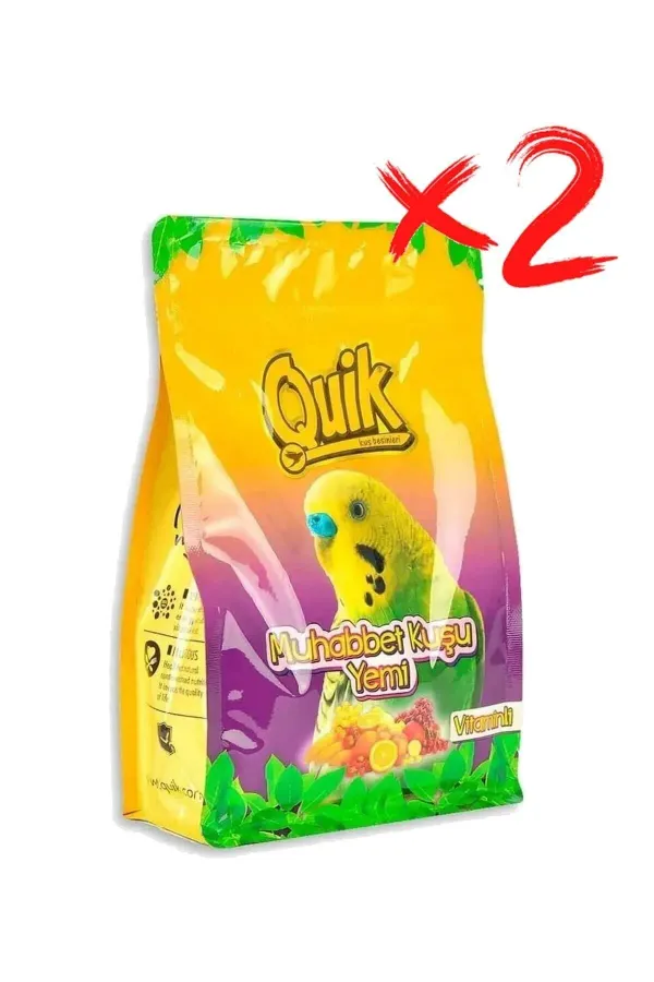 Muhabbet Kuşu Yemi Vitaminli 400 Gr X2