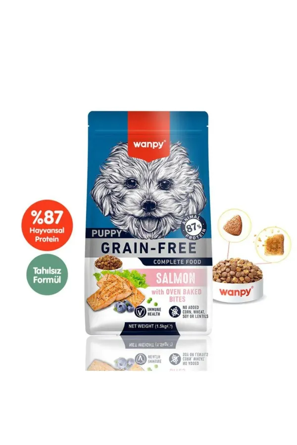 Tahılsız Somonlu Yavru Köpek Maması 1,5 Kg