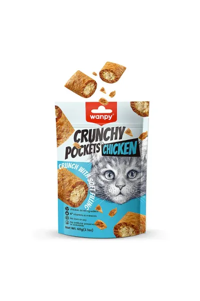 Kedi Crunch Ödül Tavuk 60g-4 Adet