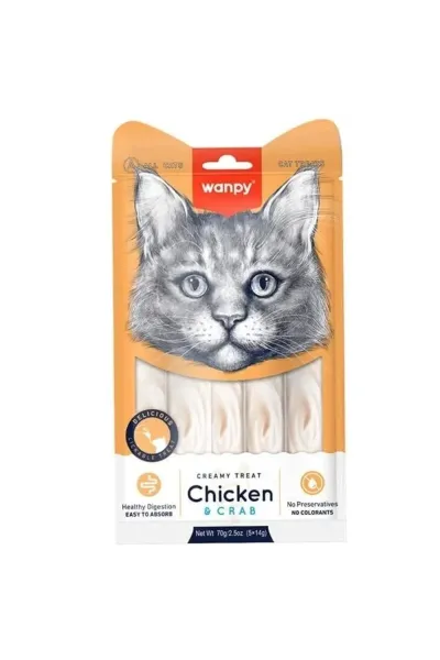 Kremalı Tavuk Ve Yengeçli Kedi Ödül Maması 5 Adet 14 gr