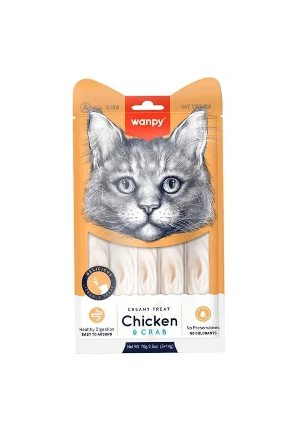 Kremalı Tavuk Ve Yengeçli Kedi Ödül Maması 5 Adet 14 gr