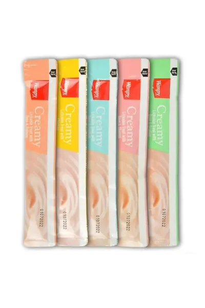 Creamy Cat Treat Karışık Krema Sıvı Kedi Ödül Maması (5'li 14 Gr) X 2 Adet