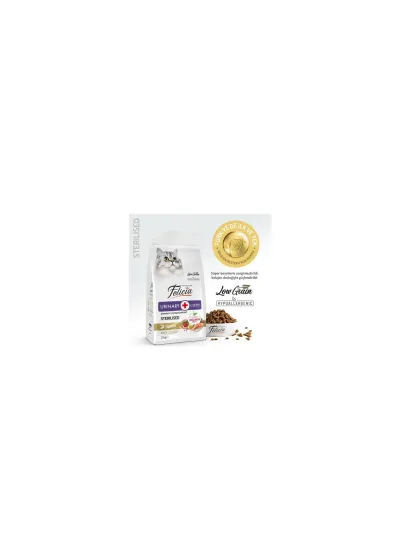 Urinary Care Adult Salmon Sterilised-Collagen 2 kg (Az Tahıllı & Hipoalerjenik Somonlu Kısırlaştırılmış Yetişkin Kedi Maması)