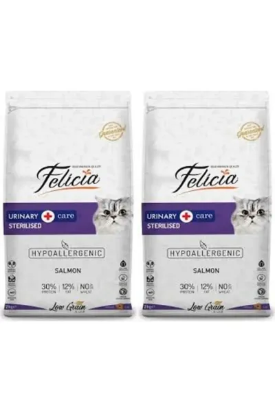 2 Adet Adult Cat Light & Sterilised Somonlu Kısır Yetişkin Kedi Maması 2 kg x 2 = 4 kg