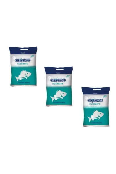 Tisert Aquawe Filterwatte Akvaryum Su Filtre Elyafı 50 Gr 200x20 Cm (3 Adet)