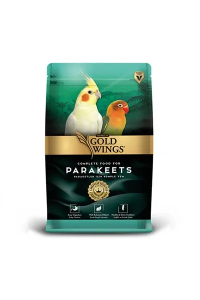 GOLD WİNGS PREMİUM PARAKEETS YEM 1KG