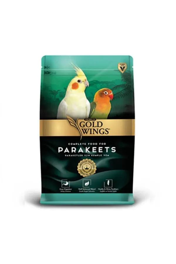 GOLD WİNGS PREMİUM PARAKEETS YEM 1KG
