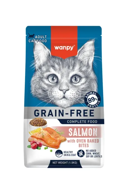 Somonlu Tahılsız Yetişkin Kedi Maması 1.5 Kg