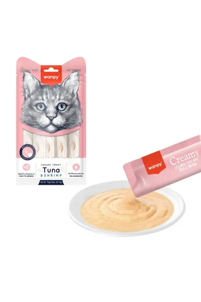 Ton Balıklı&Karidesli Krema Kedi Ödülü 14Gr*5 Adet