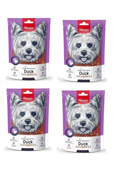 Köpek Ödülü Ördek Etli Sosis 100 Gr. X 4 Adet