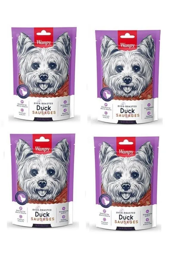 Köpek Ödülü Ördek Etli Sosis 100 Gr. X 4 Adet