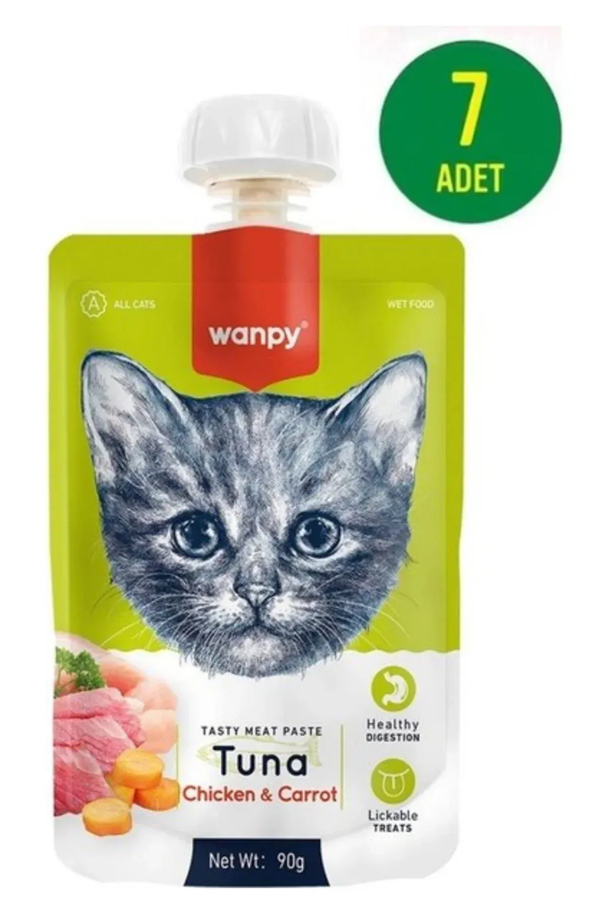Taze Ton Balıklı&tavuklu Kedi Et Ezmesi 90 gr X 7 Adet