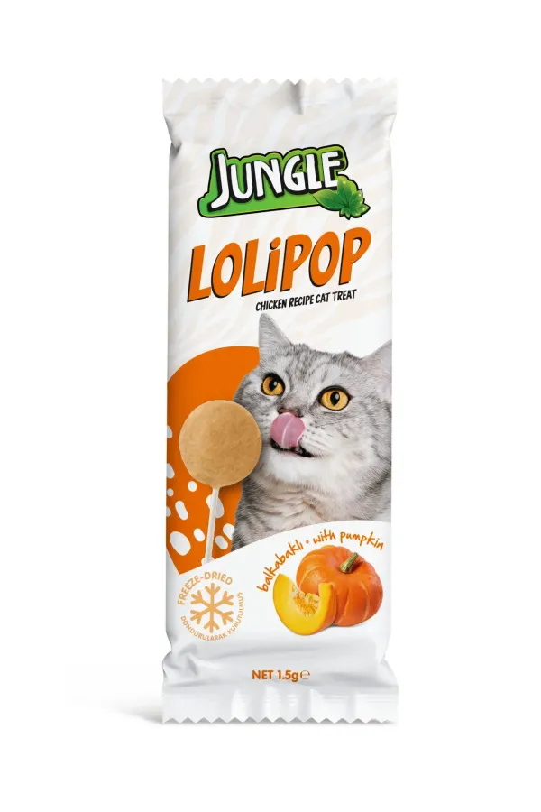 Kedi Lolipop Balkabaklı 1,5 g