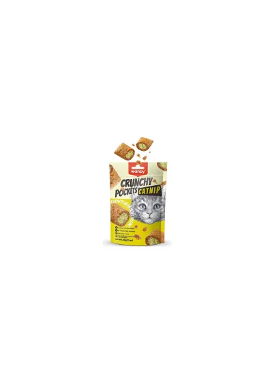 Crunchy Pockets Catnipli ve Tavuklu Kedi Ödül Maması 60 gr