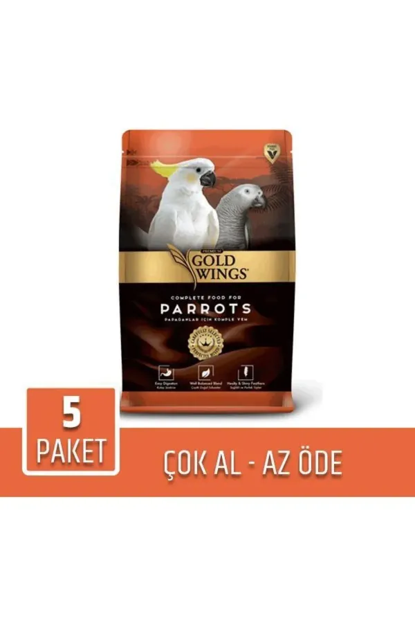 Premium Papağan Yemi 750gr X 5 Paket