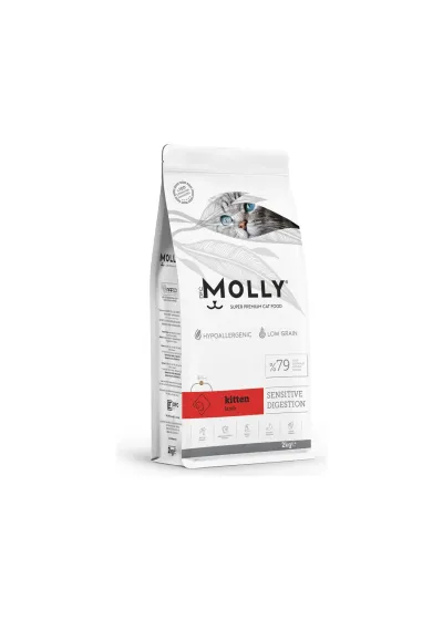 Premium Kalite Kuzulu Kedi Maması 2 kg Yavru Kediler İçin Lezzetli Seçenek