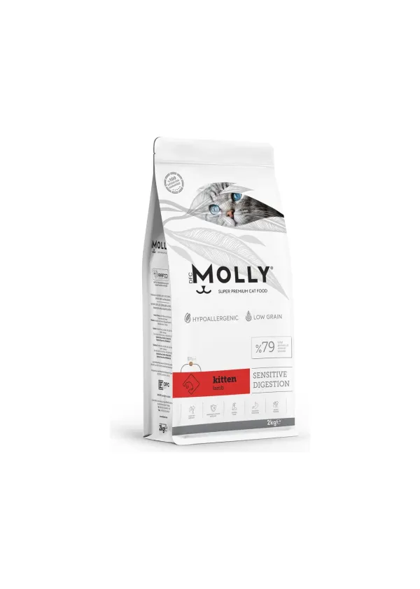 Premium Kalite Kuzulu Kedi Maması 2 kg Yavru Kediler İçin Lezzetli Seçenek