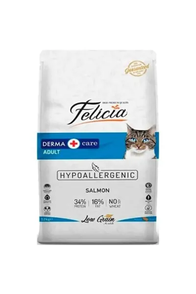 Hypoallergenic Somonlu Düşük Tahıllı Yetişkin Kedi Maması 2kg