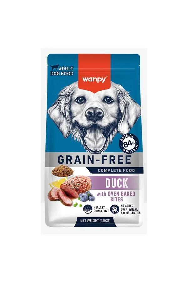 Tahılsız Süper Premium %89 Hayvansal Protein İçerikli Ördekli 1.5 Kg Yetişkin Köpek Maması