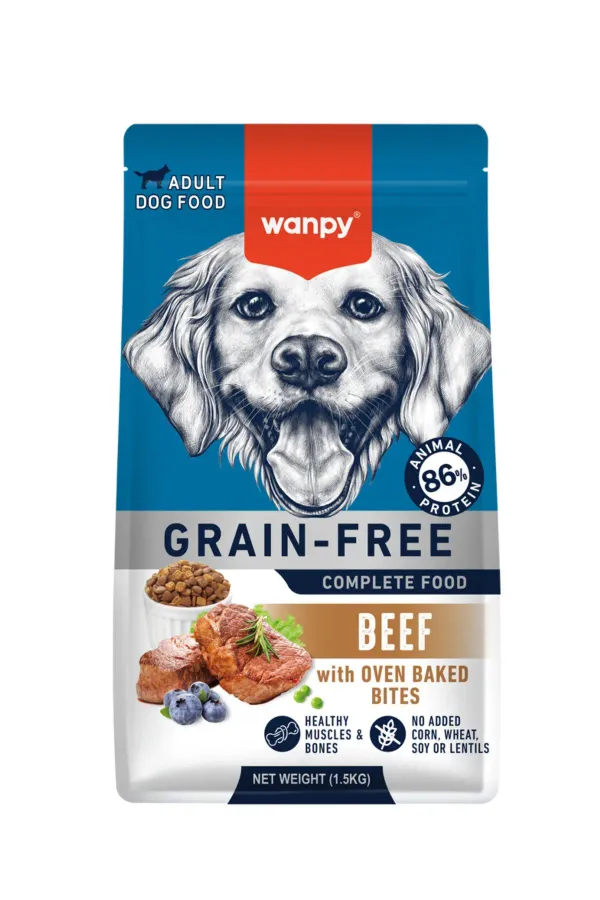 Sığır Etli Tahılsız Yetişkin Köpek Maması 1.5 Kg