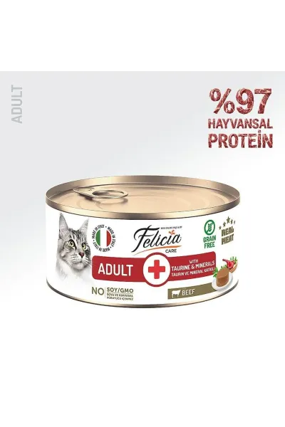 Sığır Etli Ezme Yetişkin Kedi Konservesi 85 GR