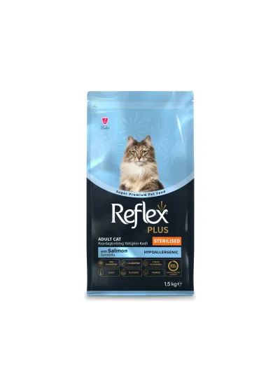 Kısırlaştırılmış Somonlu Yetişkin Kedi Maması 1,5 Kg