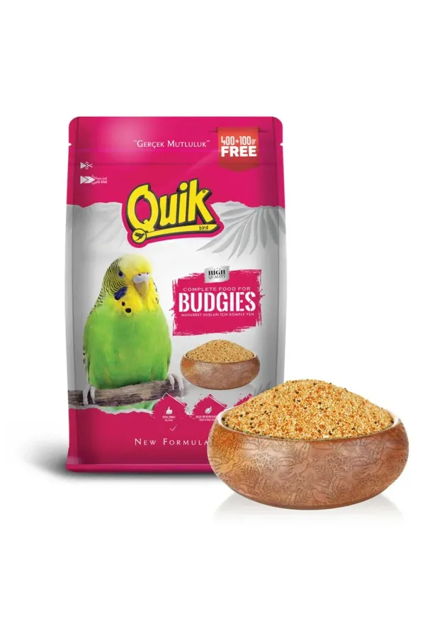 Muhabbet Kuşu Yemi 500 Gr %25 Bedava 400+100 Gr