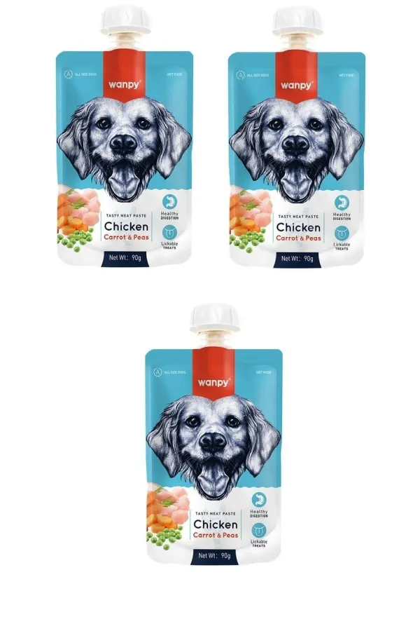 Taze Tavuklu&havuçlu Köpek Et Ezmesi 90 gr X 3 Adet