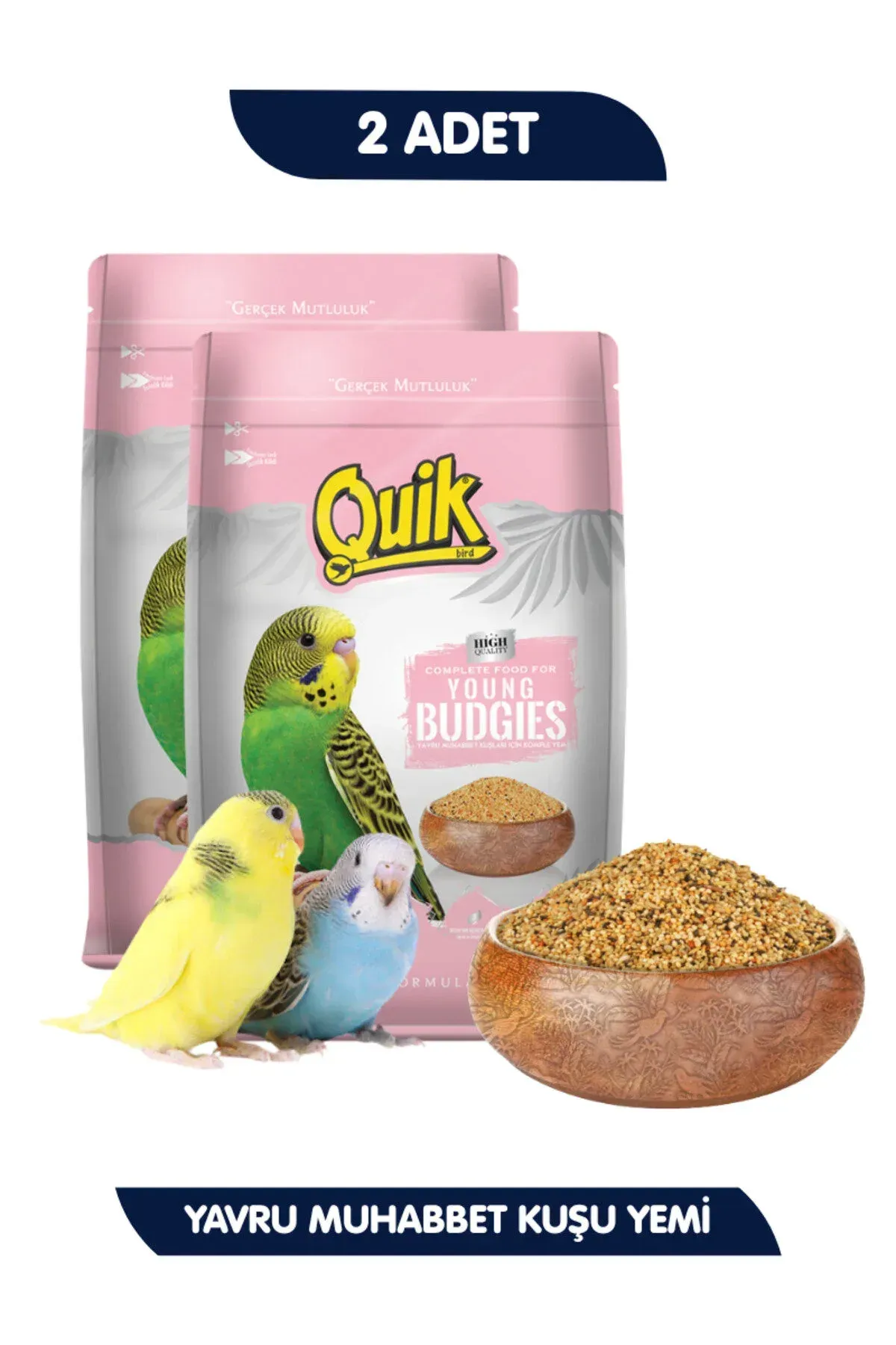 2li Set Junior Yavru Muhabbet Yemi Vitaminli Besleyici 400gr