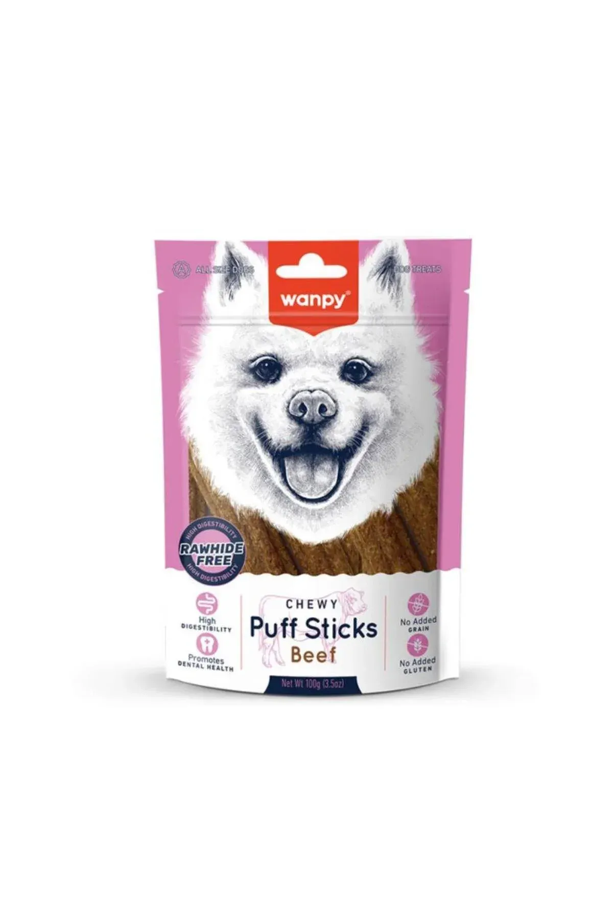 Tahılsız Sığır Etli Köpek Çiğneme Ödülü 100 Gr